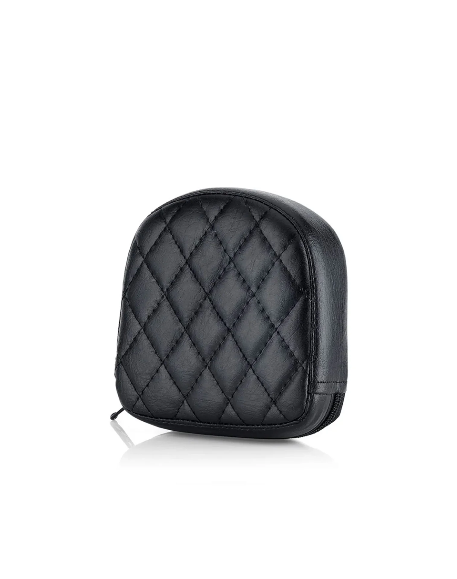 Image of Viking Iron Born Diamond Stitch Leather Short Motorcycle Sissy Bar Pad