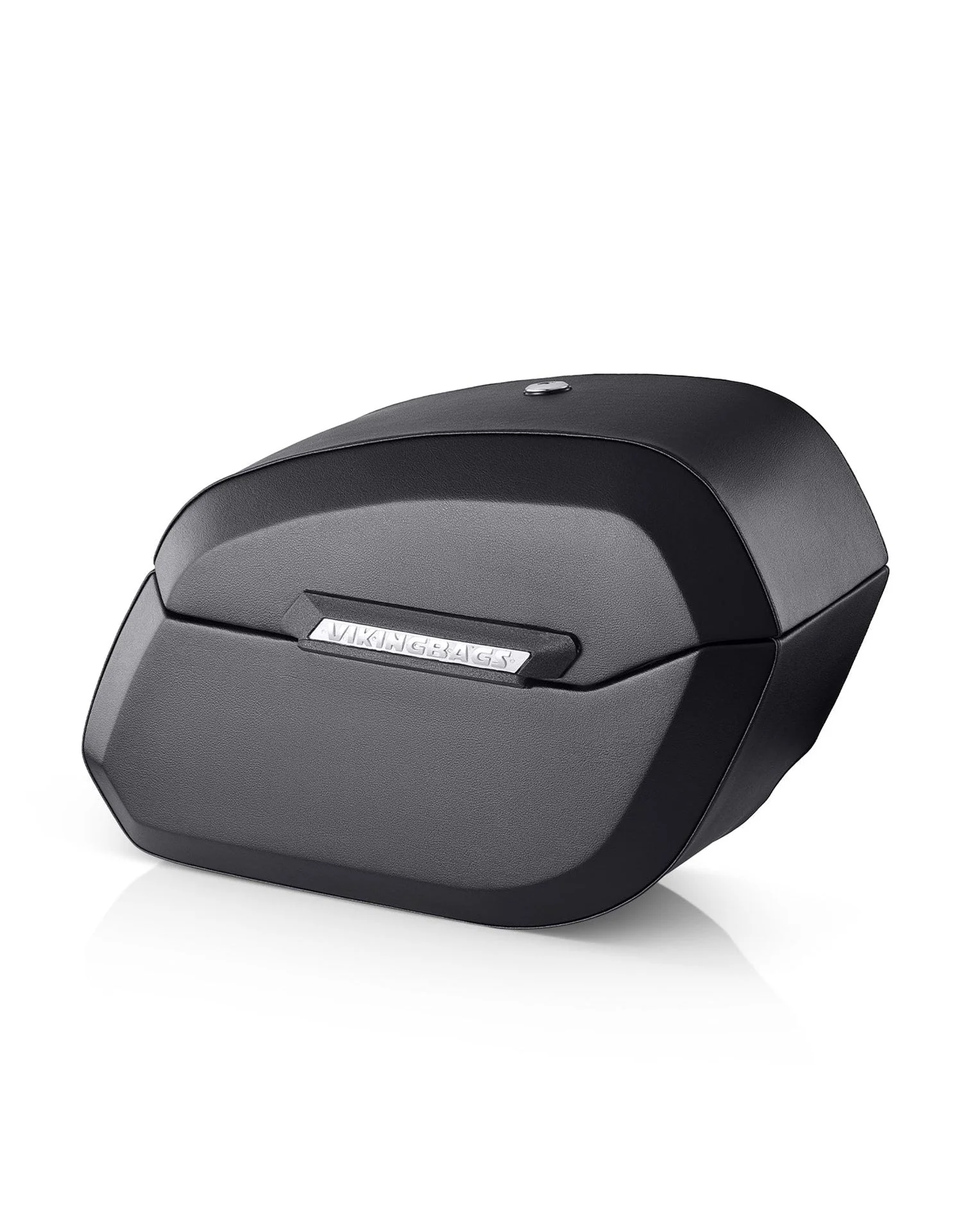 Image of 32L - Darkin Large Quick Mount Leather Wrapped Hard Saddlebags for Harley Softail Street Bob FXBB