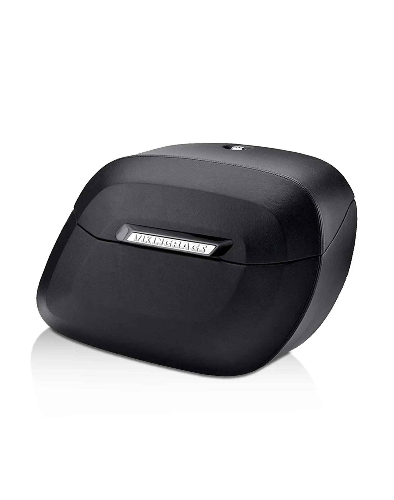 Image of 40L - Lamellar Raven XL Honda VTX 1300 C Leather Wrapped Hard Saddlebags