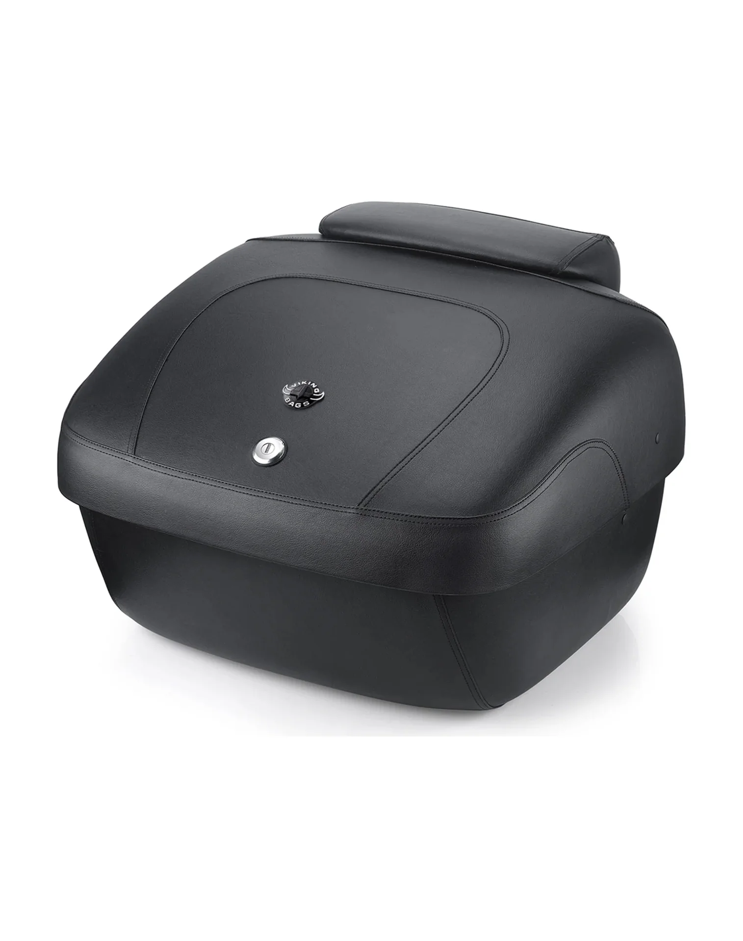Image of 44L - Premium Extra Large Leather Wrapped Hard Motorcycle Trunk