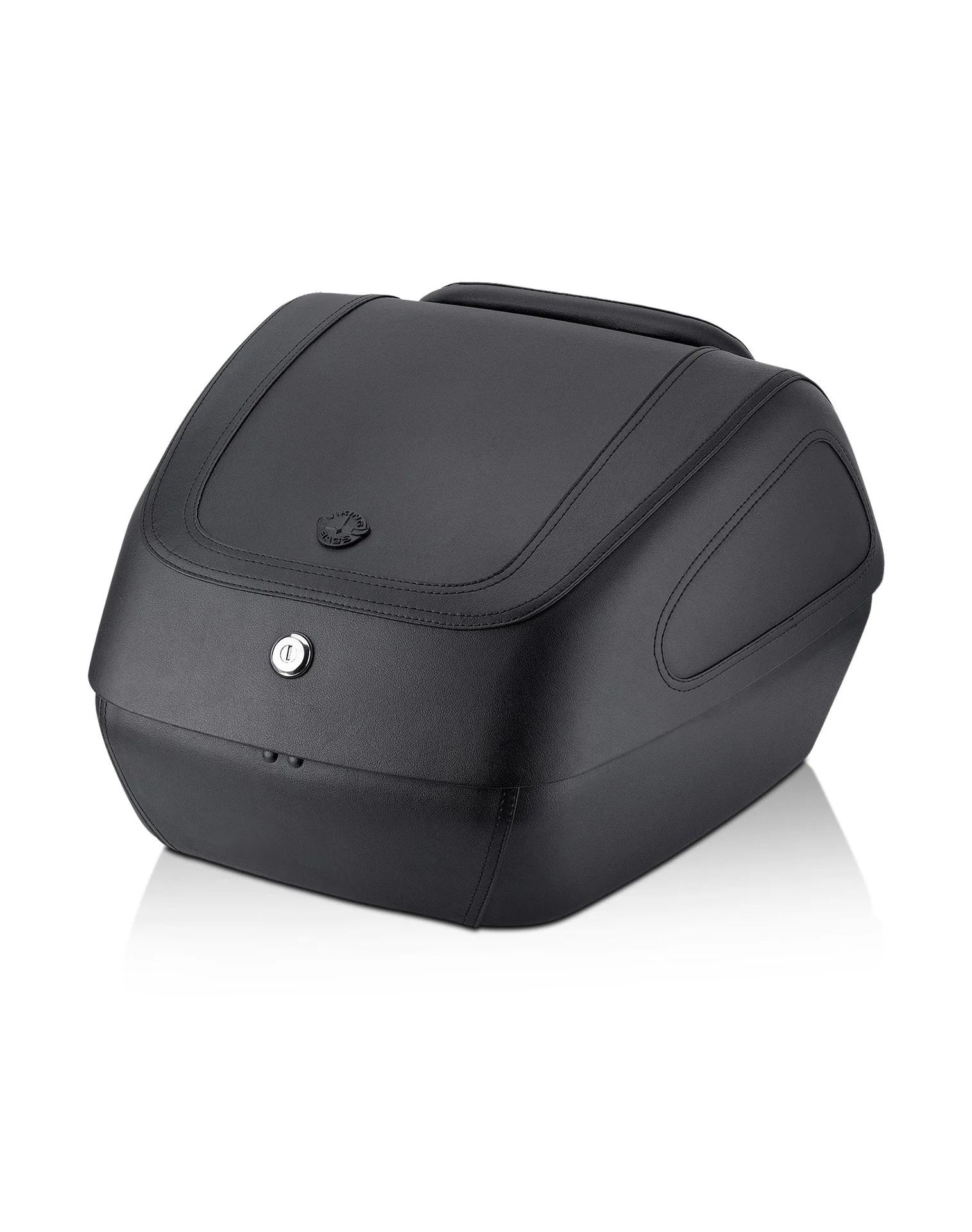 Image of 42L - Challenger XL Indian Leather Wrapped Hard Motorcycle Trunk