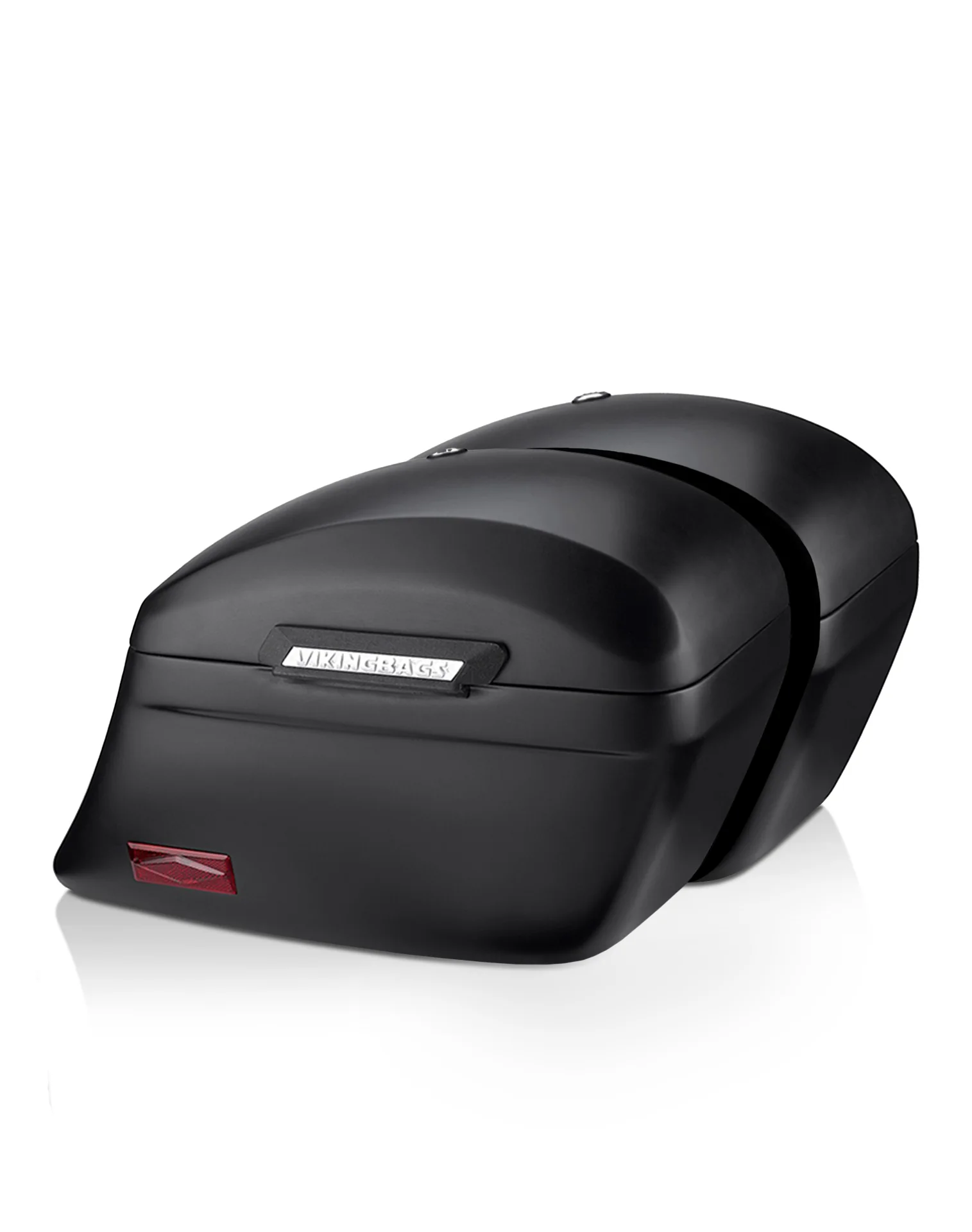 Image of 44L - Lamellar Stallion Extra Large Honda Valkyrie 1500 Standard Matte Motorcycle Hard Saddlebags