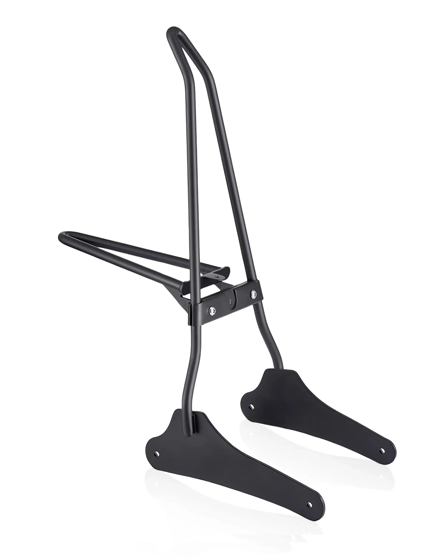 Image of Iron Born Blade 25" Sissy Bar with Foldable Luggage Rack for Harley Dyna Wide Glide FXDWG/I Matte Black