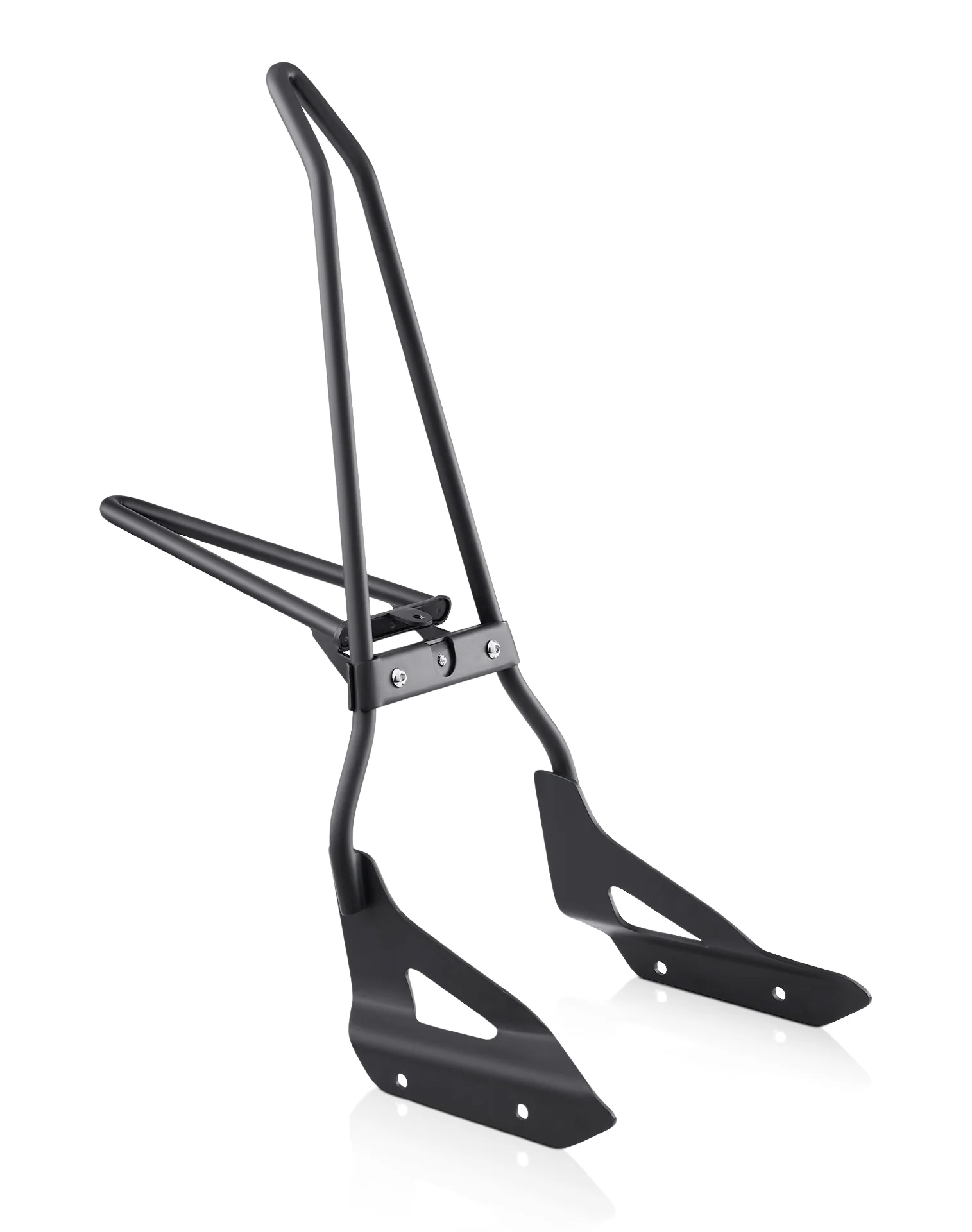 Image of Iron Born Blade 25" Honda 750 Shadow RS Sissy Bar with Foldable Luggage Rack Matte Black