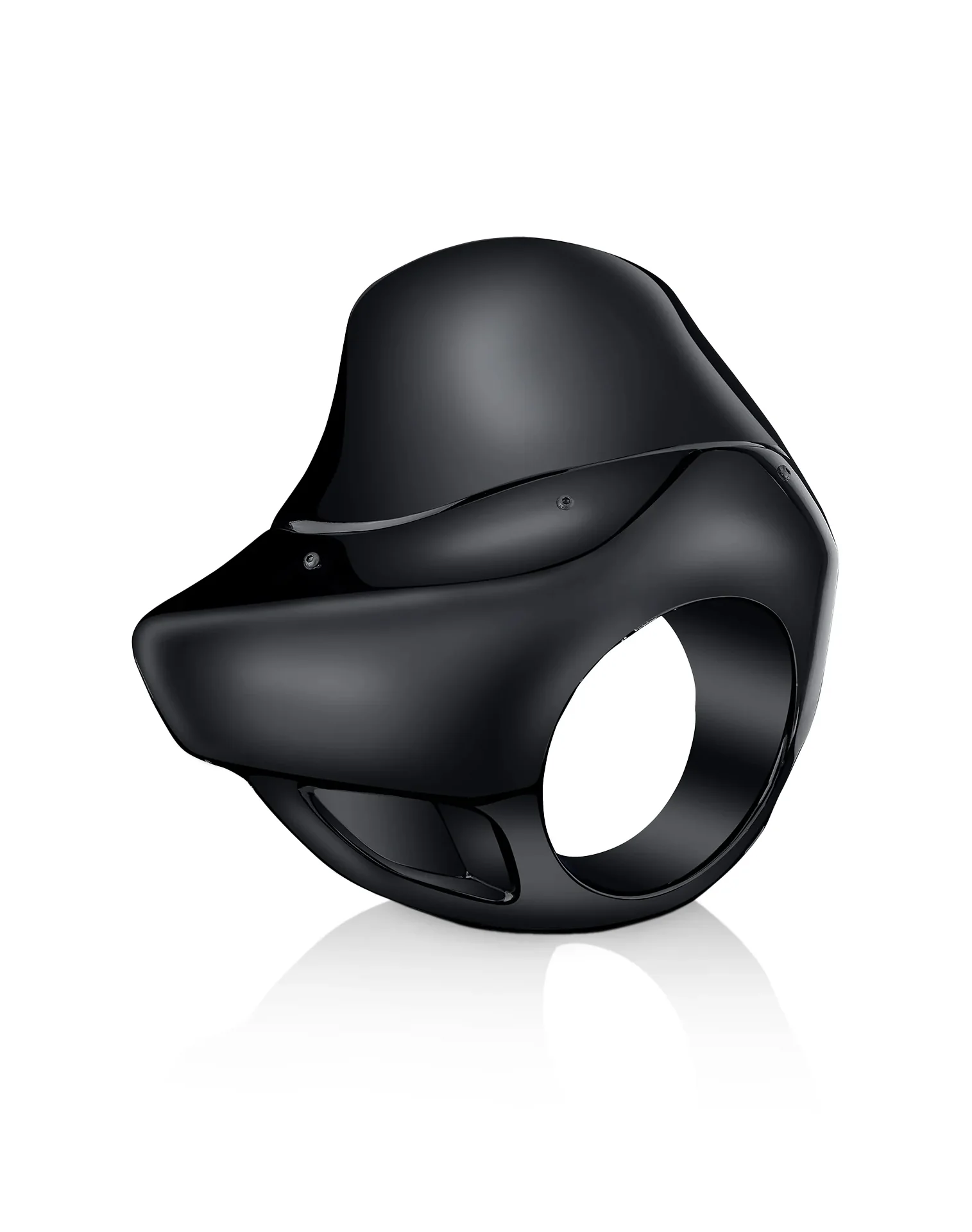 Image of Viking Derby Motorcycle Fairing For Harley Sportster Forty Eight Gloss Black