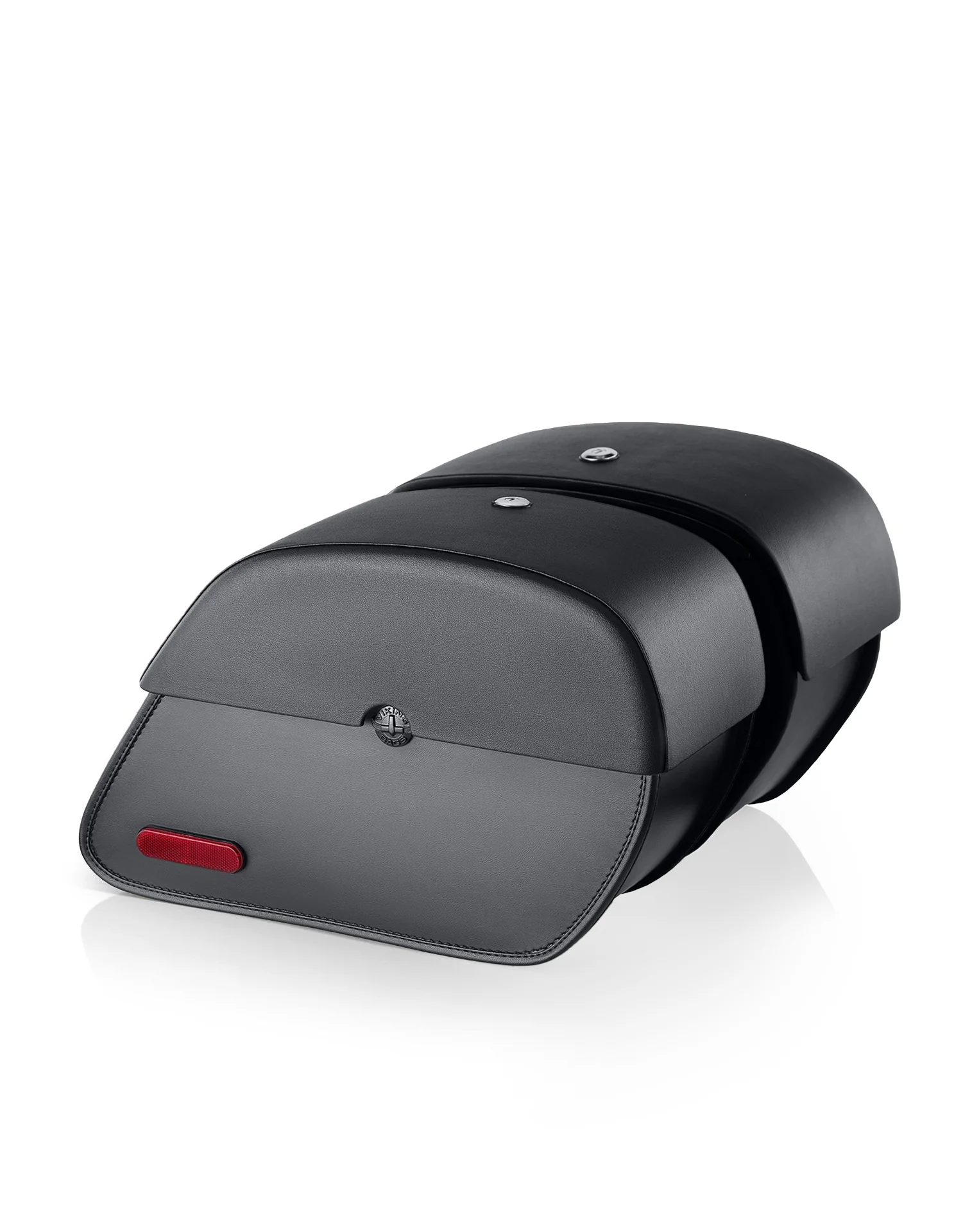 Image of 28L - Panzer Medium Quick Mount 2024+ Honda Shadow Phantom 750 Leather Saddlebags