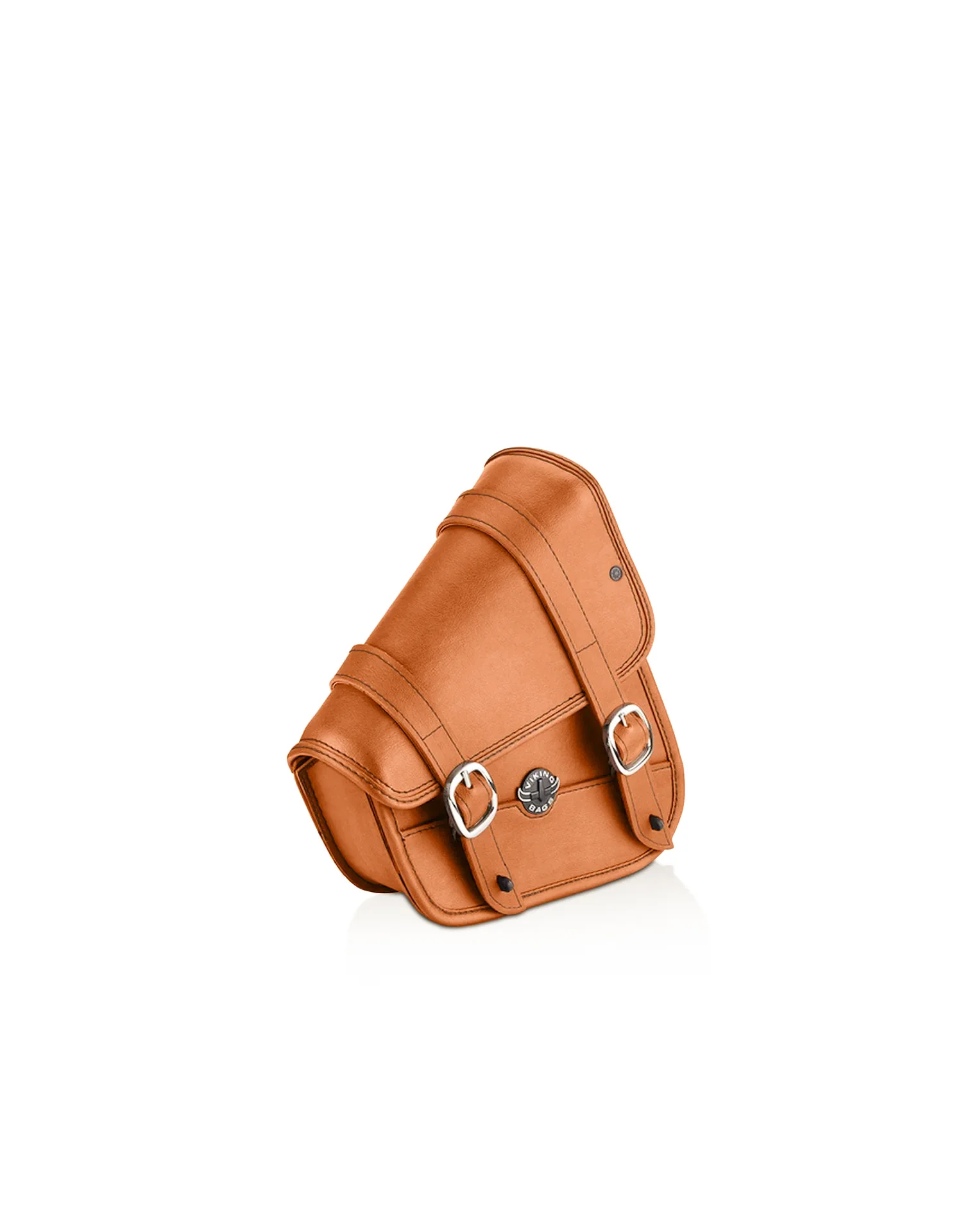 Image of 3L - Crafted Brown Harley Sportster Specific Motorcycle Swing Arm Bag