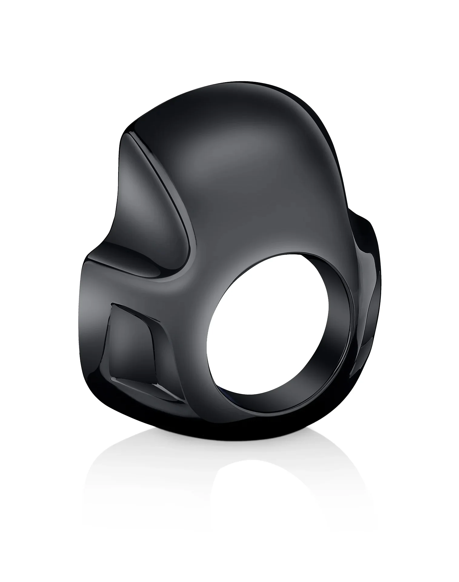 Image of Viking Strider Sport Motorcycle Fairing For Harley Sportster Forty Eight Gloss Black