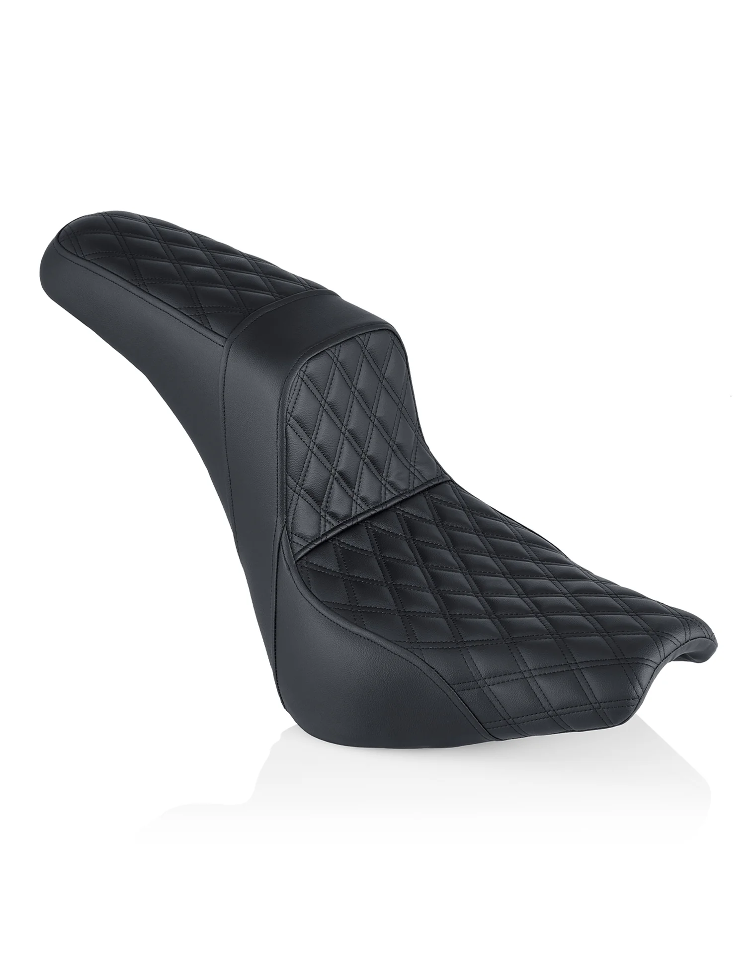 Image of Iron Born Diamond Stitch 2-Up Seat for 2018+ Harley Softail Street Bob FXBB