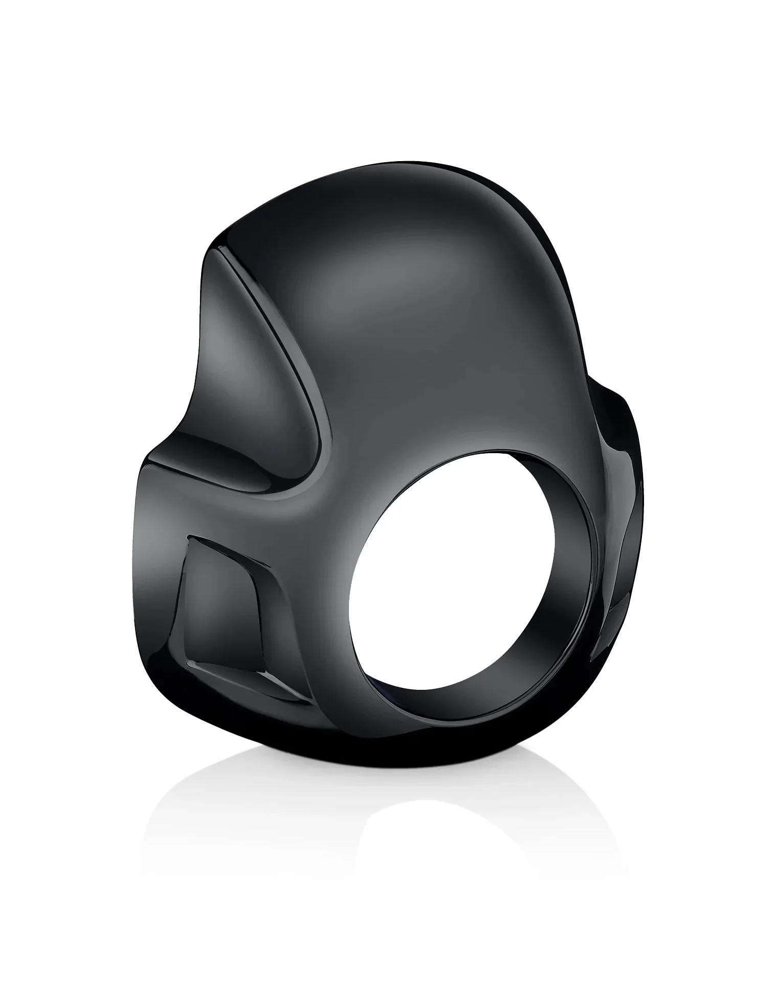 Image of Viking Strider Sport Motorcycle Fairing For Harley Sportster Forty Eight Gloss Black