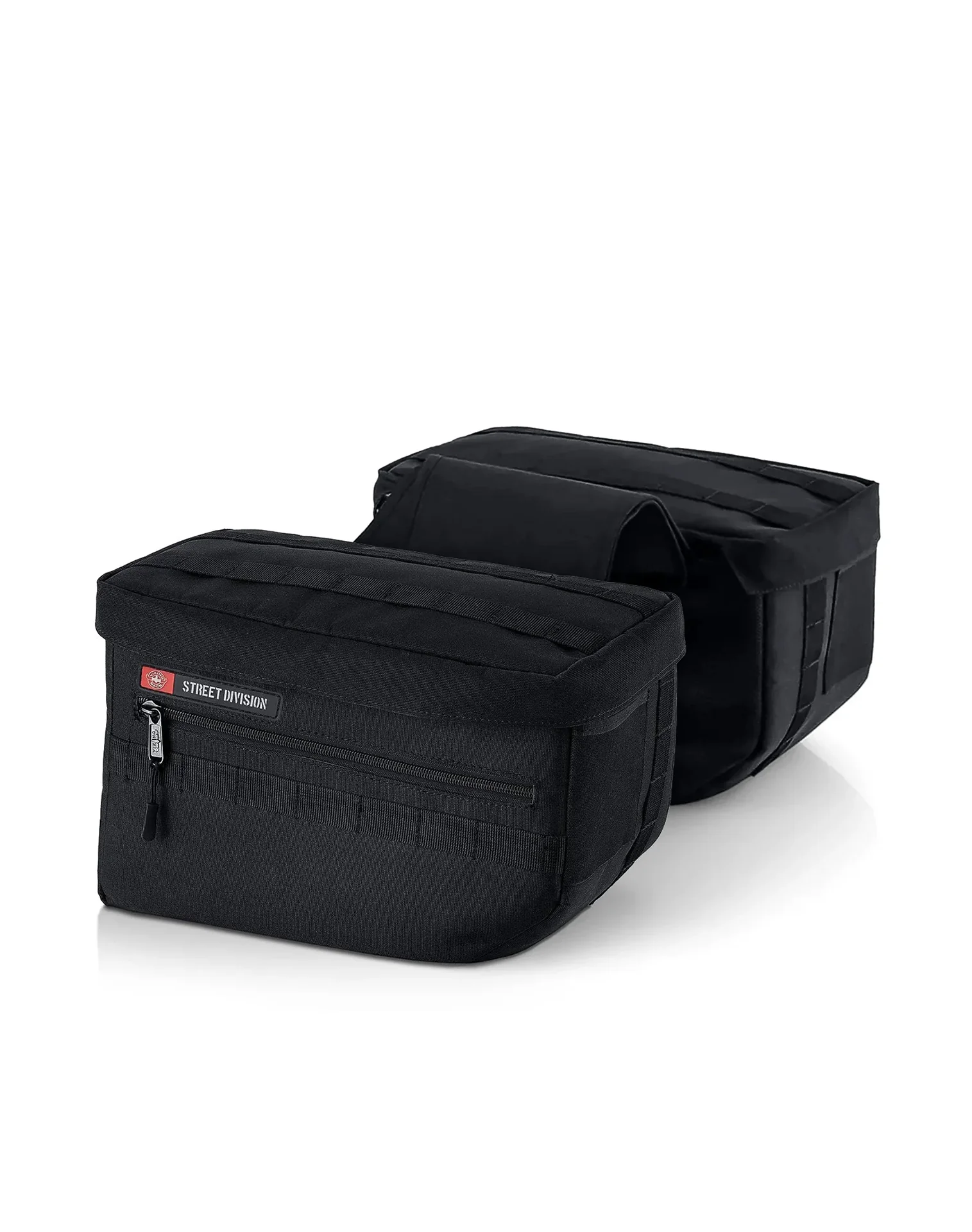 Image of Patriot Medium Throw Over Saddlebags for Harley Softail 