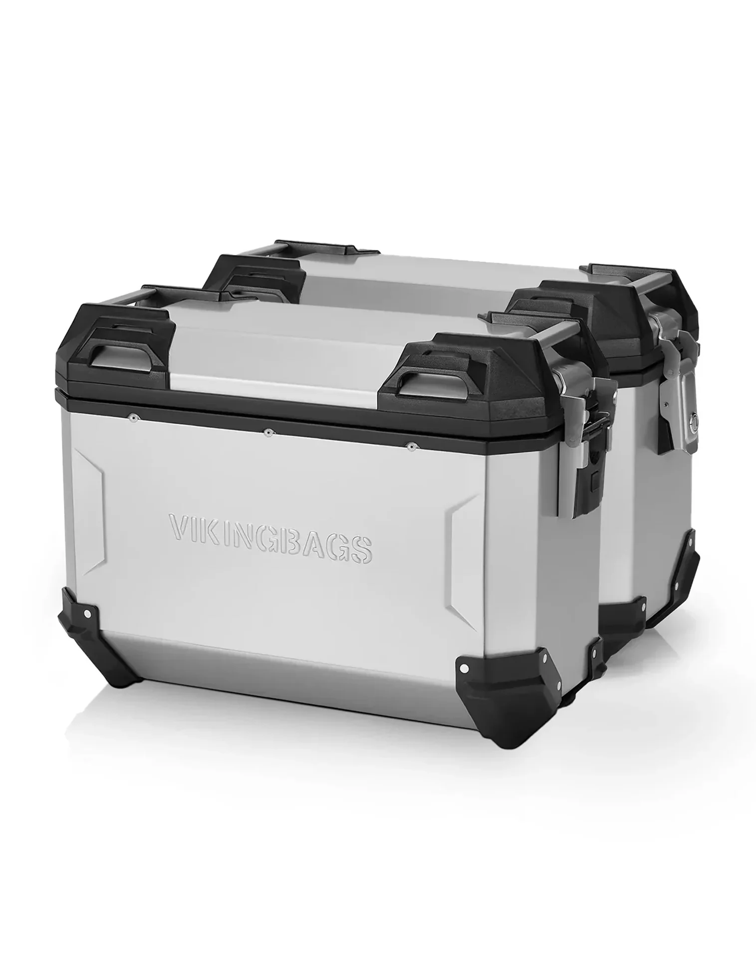 Image of 45L - Apex XL Yamaha Tenere 700 Aluminum Side Cases Silver