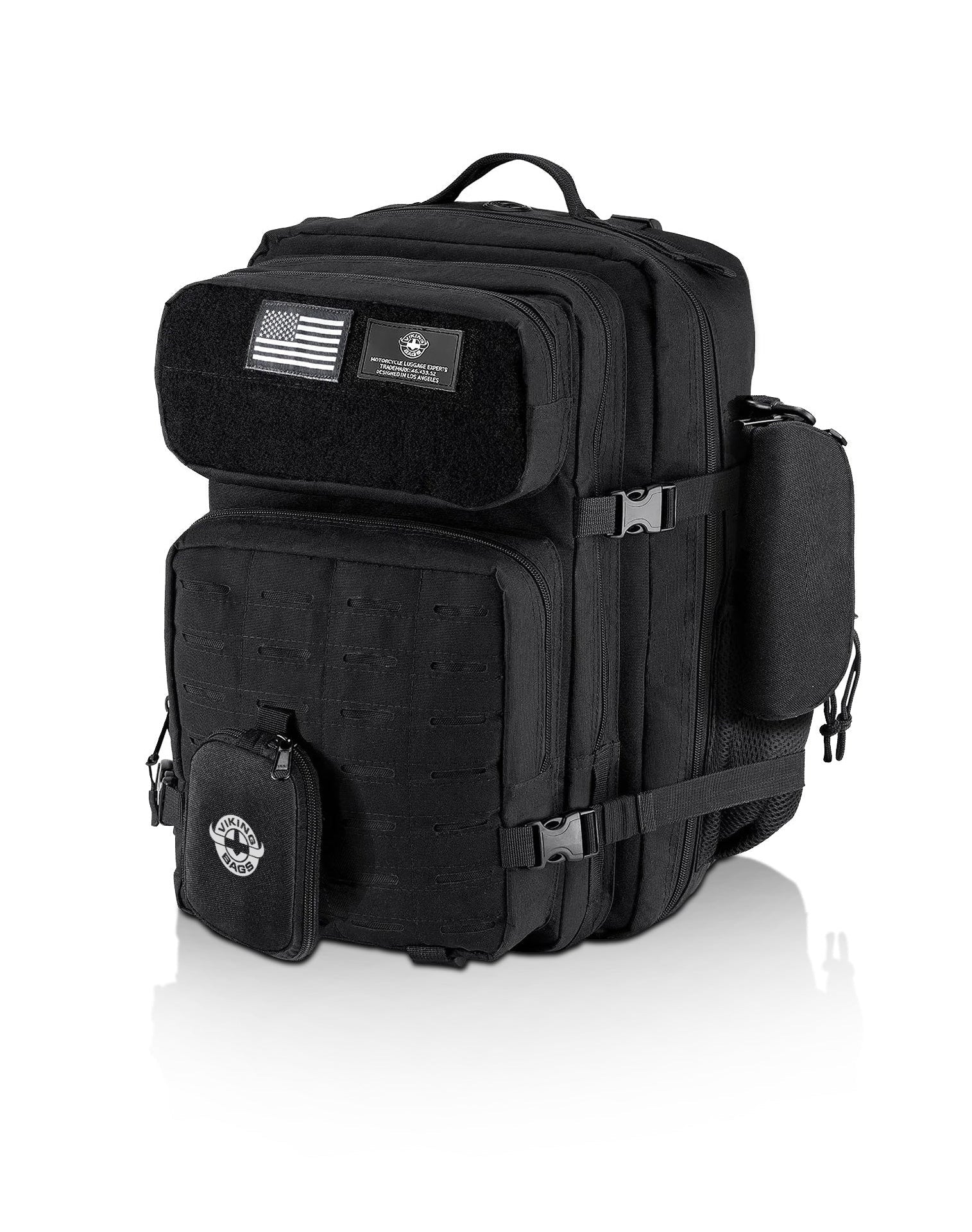 Image of 45L - Tactical XL Motorcycle Sissy Bar Backpack for Harley Davidson
