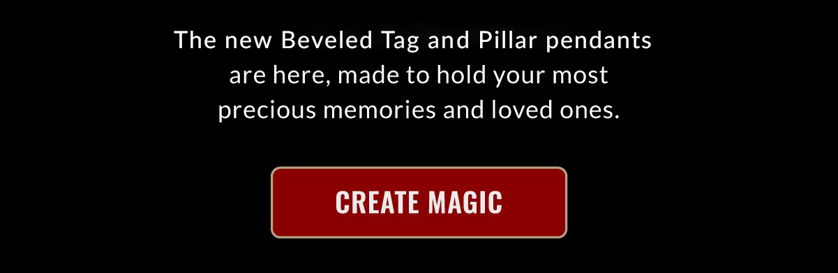 New Tag and Pillar Pendants