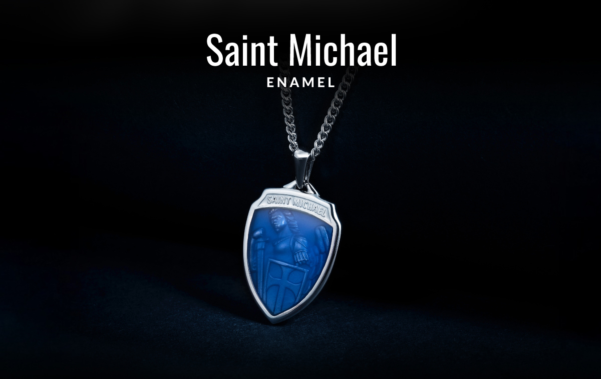 Saint Michael ENAMEL