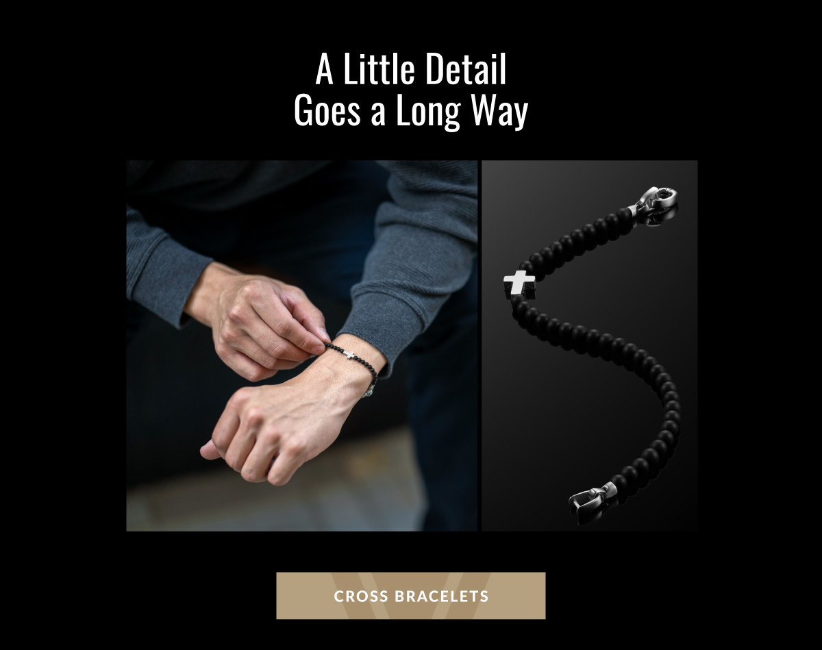 A Little Detail Goes a Long Way Cross Bracelets