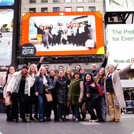 Message in the Sky: Personalized Billboard Experience in Times Square