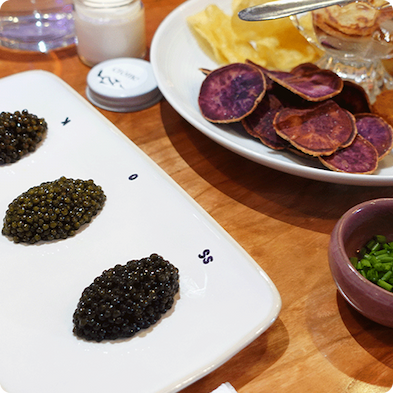 Pearl Street Caviar: Caviar Tasting with Champagne for Two
