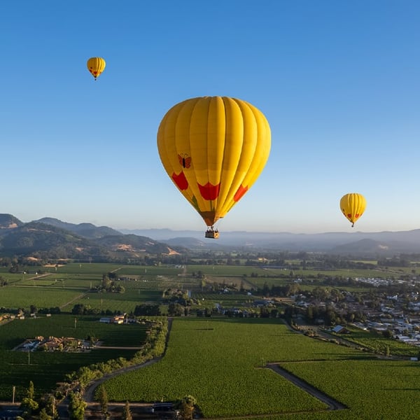Image of Napa Valley Hot Air Balloon Ride - Shared Balloon Ride for 1