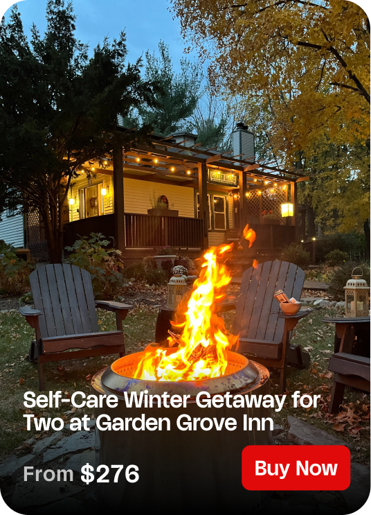 Self-Care Winter Getaway for Two at Garden Grove Inn