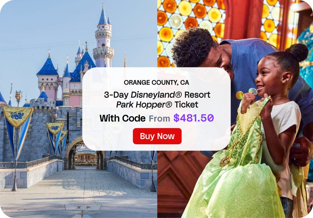 3-Day DISNEYLAND® Resort PARK HOPPER® Ticket