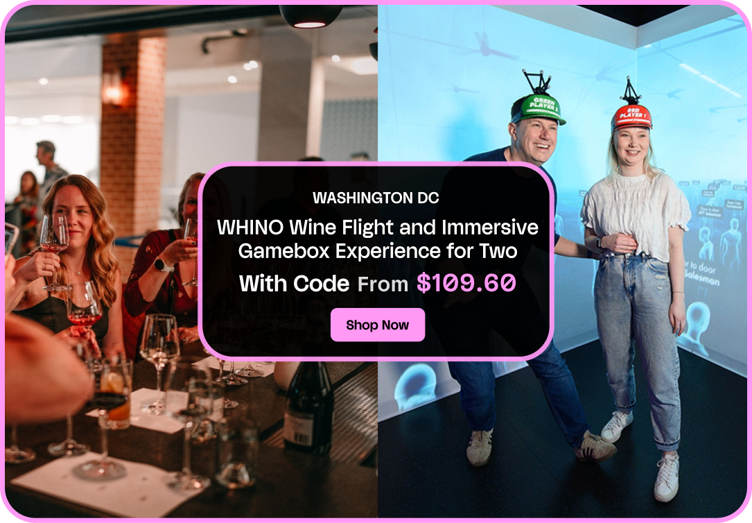WHINO Wine Flight and Immersive Gamebox Experience for Two