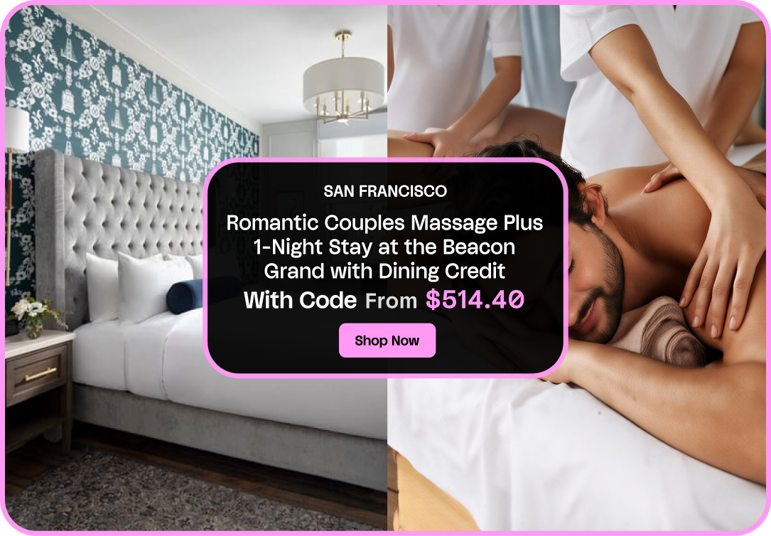 Romantic Couples Massage Plus 1-Night Stay at the Beacon Grand with Dining Credit