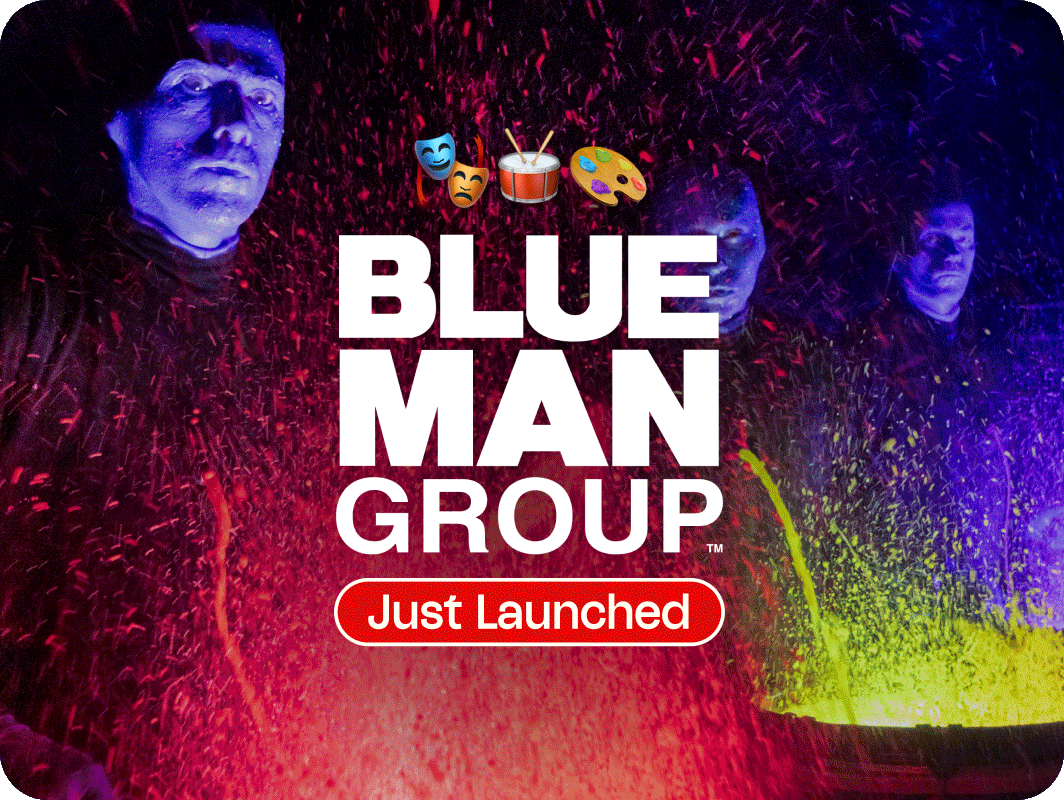 The Blue Man Group Tickets at ICON Park