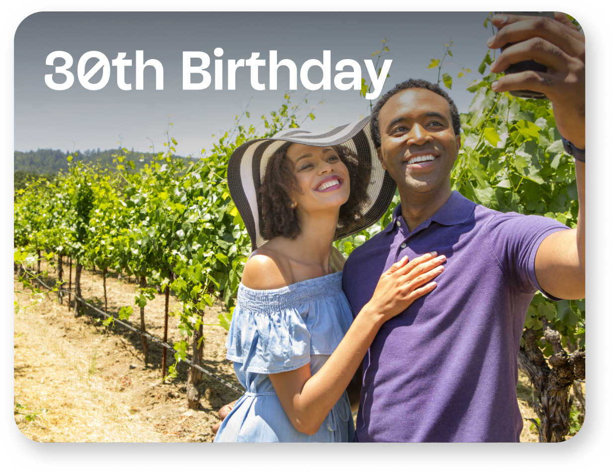 30th Birthday Gift Experiences