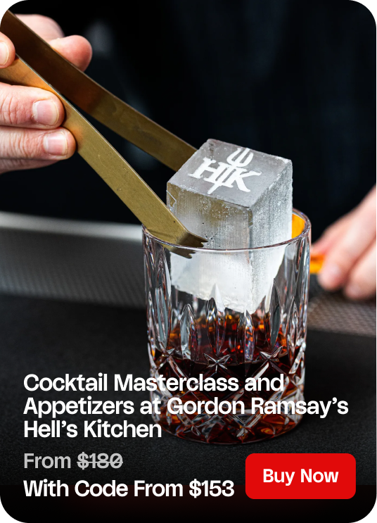 Cocktail Masterclass and Appetizers at Gordon Ramsay’s Hell’s Kitchen