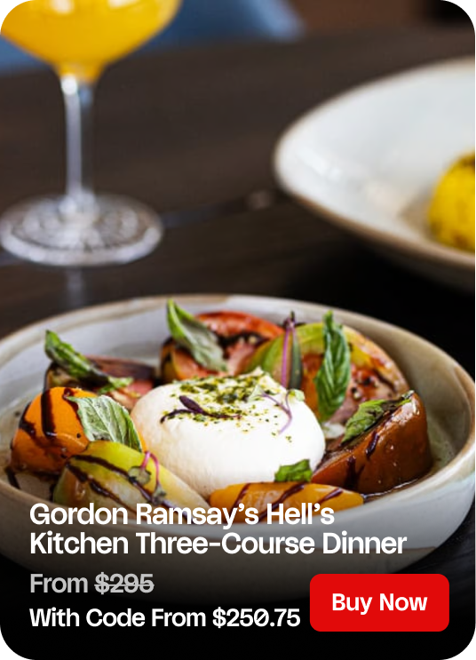 Gordon Ramsay’s Hell’s Kitchen Three-Course Dinner