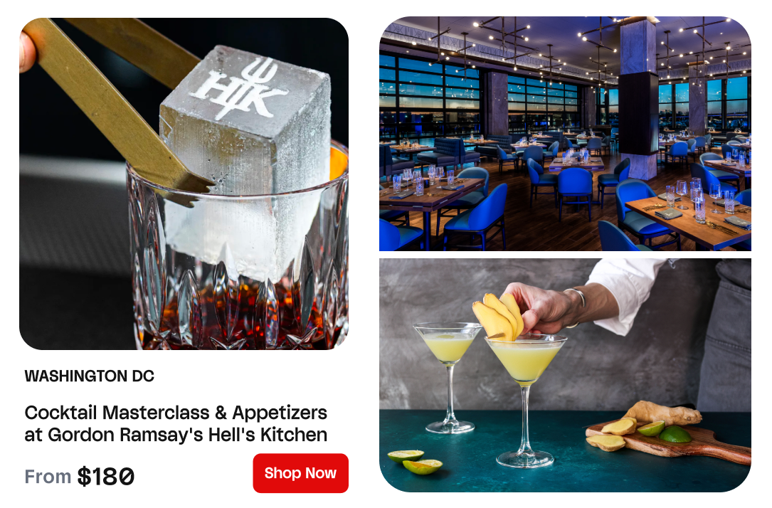 Cocktail Masterclass and Appetizers at Gordon Ramsay's Hell's Kitchen in Miami