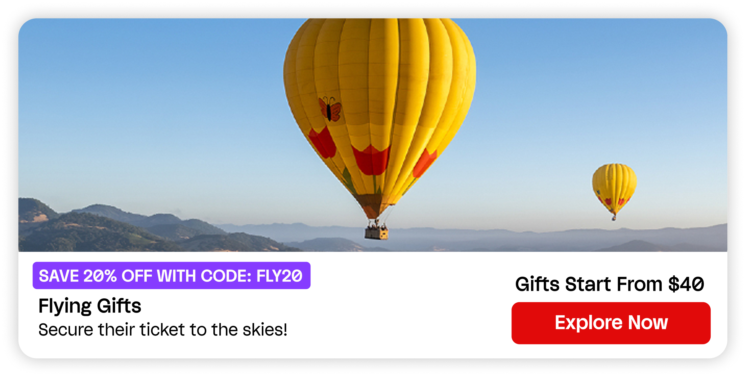 Flying Experience Gifts