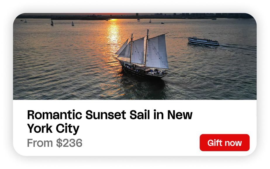 Romantic Sunset Sail in New York City