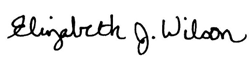 Elizabeth Wilson Signature