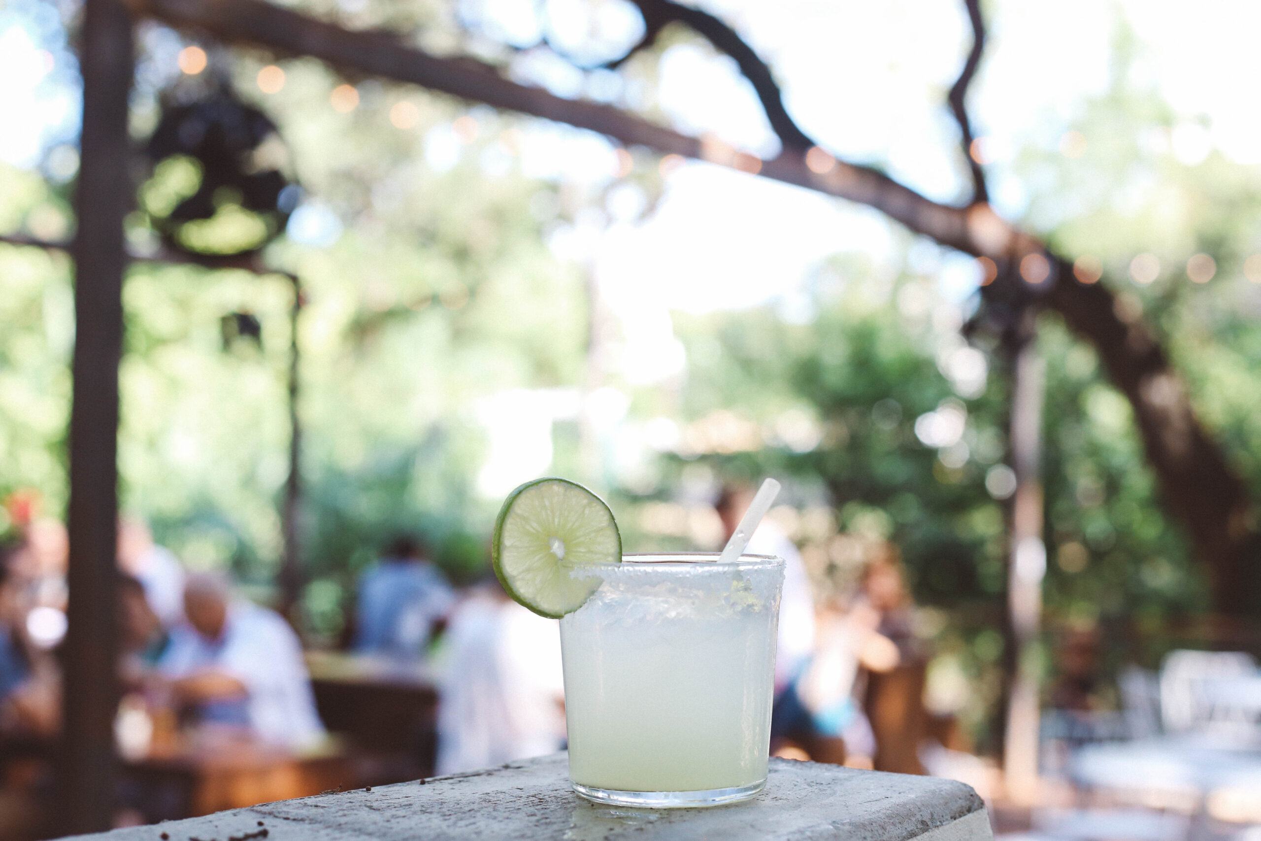 House margarita at Fresa's in Austin, Texas