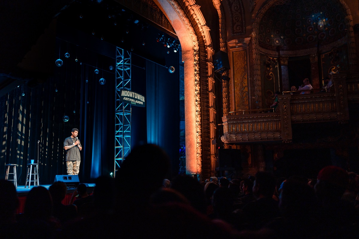 Comedian Deon Cole at Moontower Comedy Festival in Austin, Texas