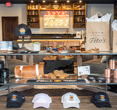 Love, Tito's retail store