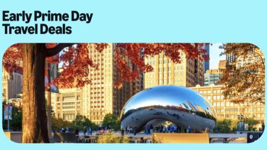 Early Prime Day Travel Deals ad