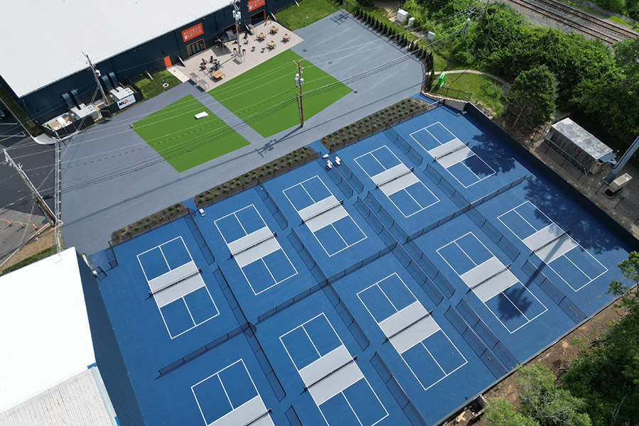 Image of pickleball courts