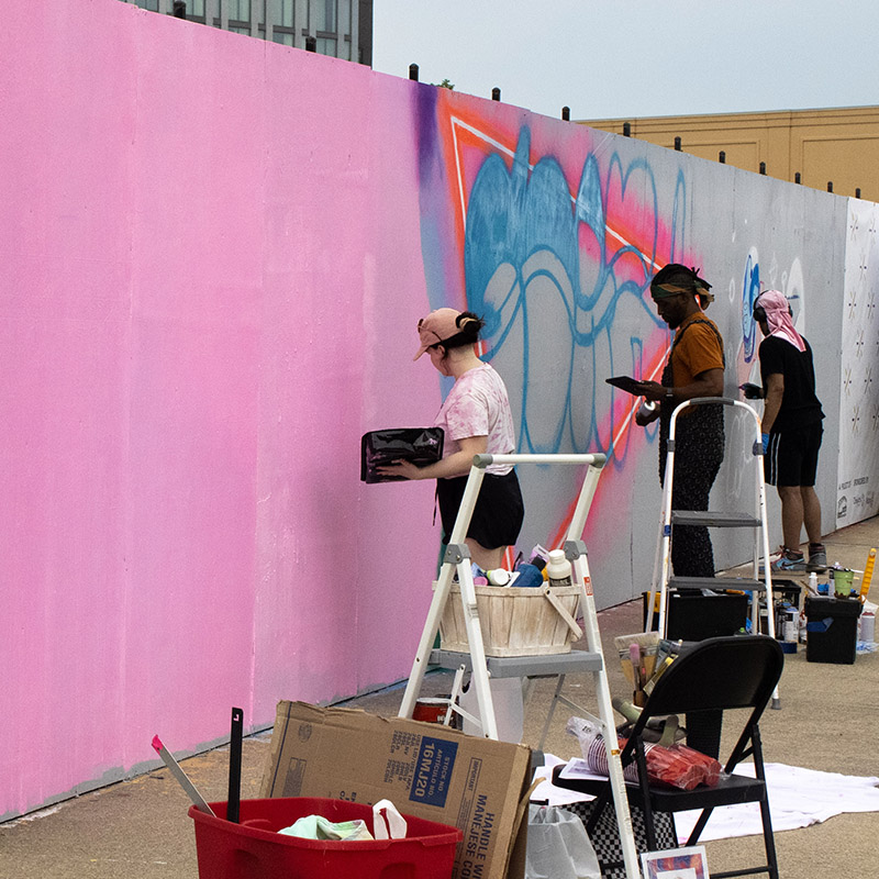 Image from the Summer Spray mural series