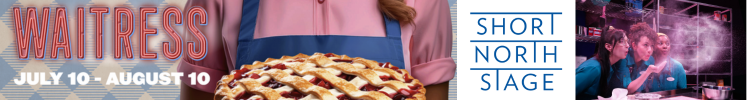 Advertisement for Short North Stage's Waitress
