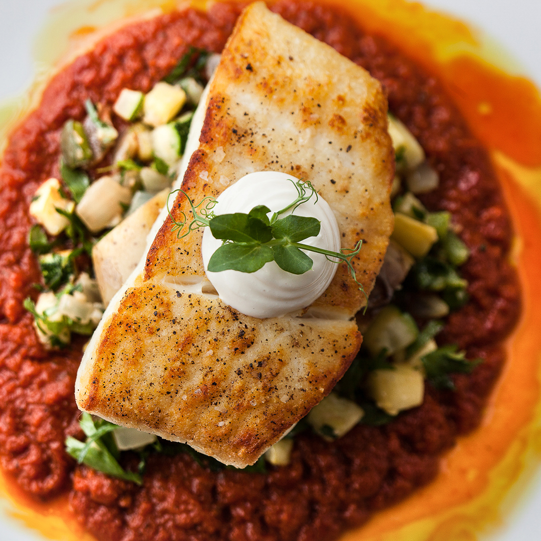 Image of a plate of food from Wolf's Ridge.