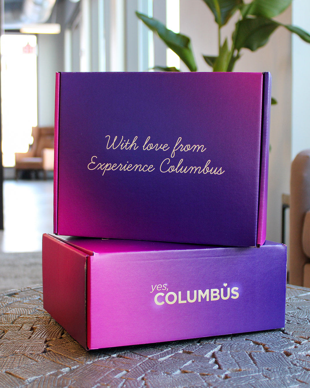 Image of Love is Blind-themed gift box.