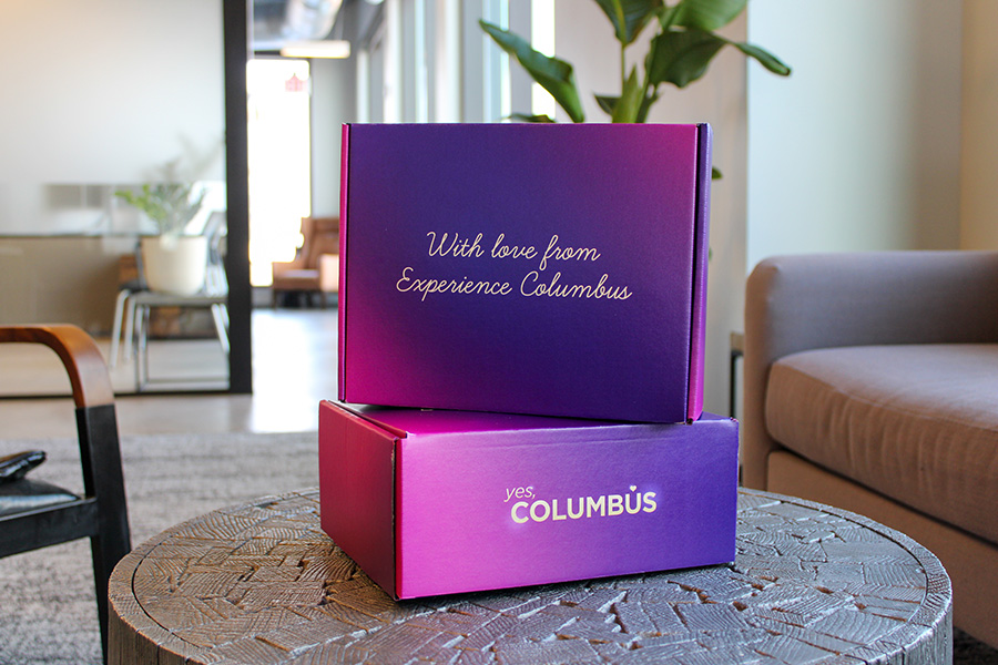 Image of an Experience Columbus gift box