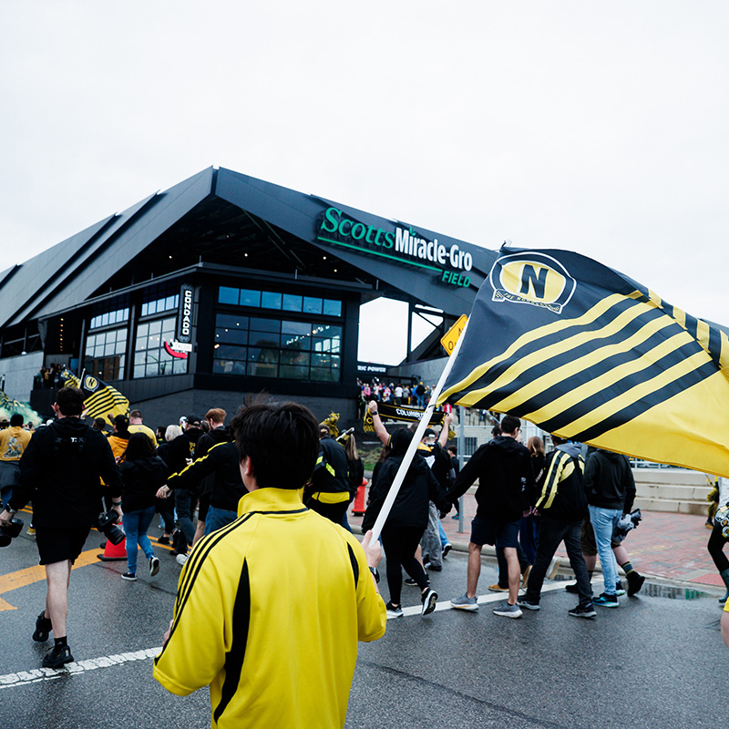 Image of Columbus Crew fans.