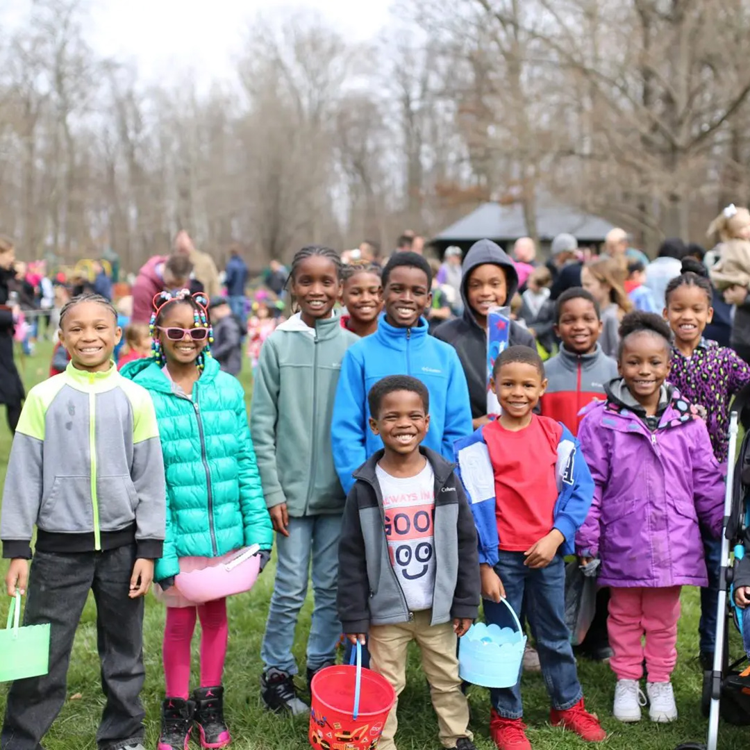 Easter egg hunt image from the City of Bexley.