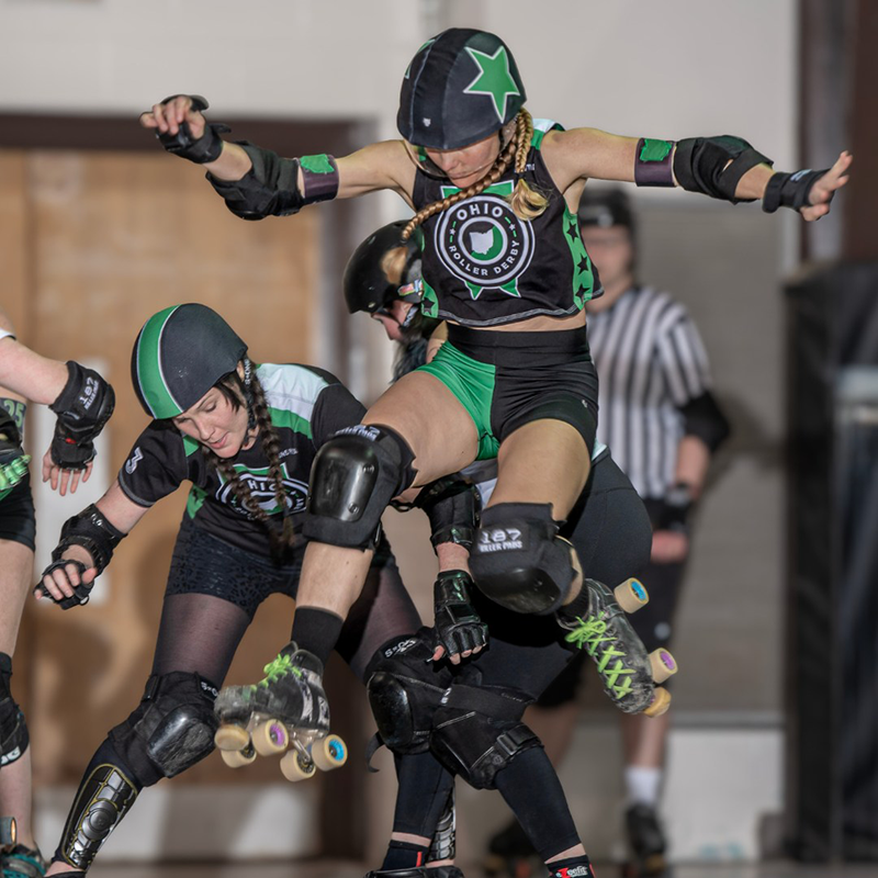 Image of a roller derby competition.