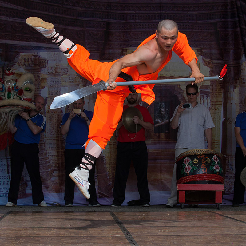 Image of a performer at Asian Festival.