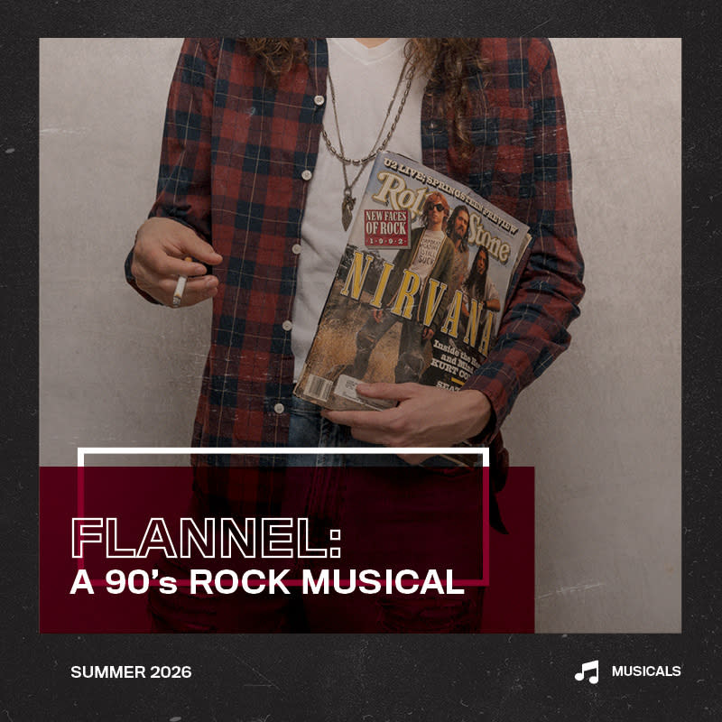 Graphic for Flannel: A 90's Rock Musical.